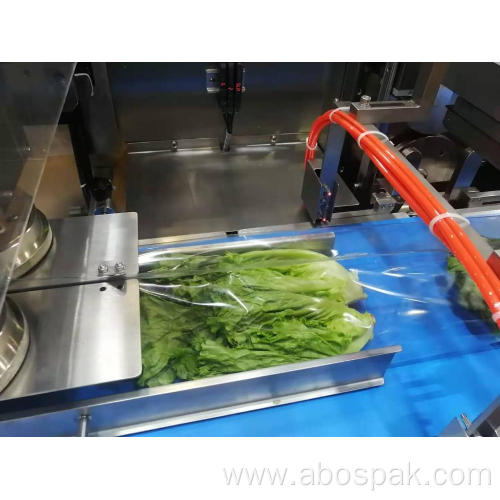 Automatic spinach pillow bag packing machine